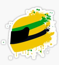 Ayrton senna helmet Sticker