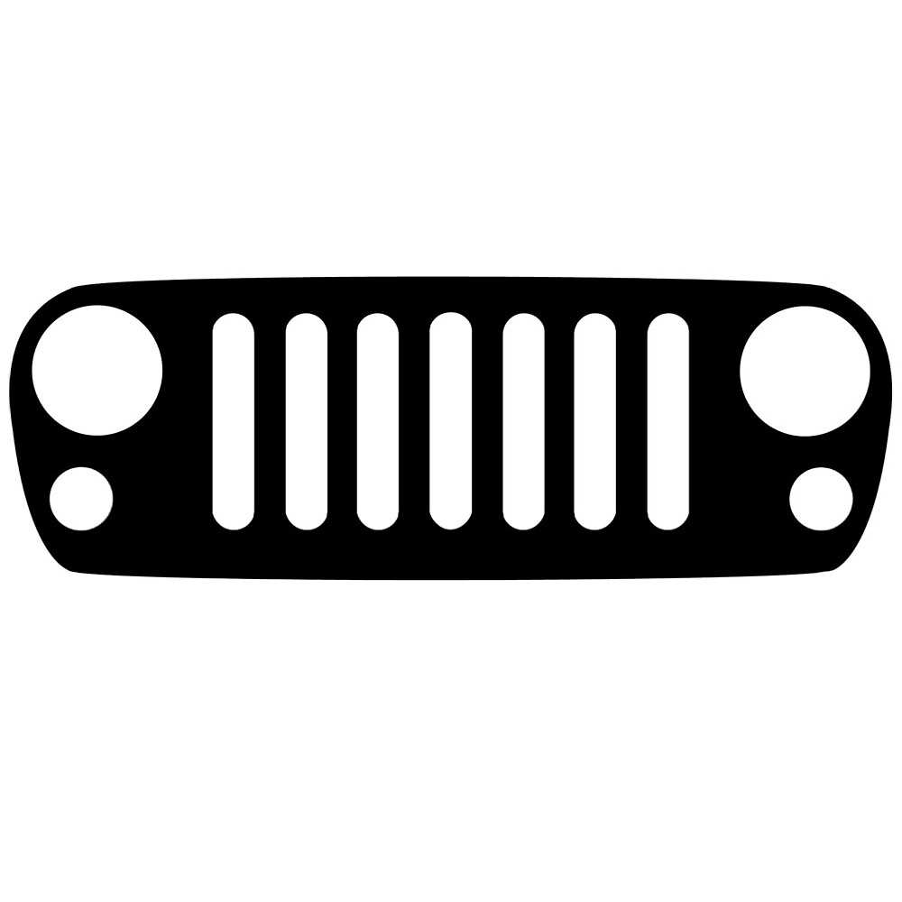 jeep wrangler jk grill by apjeeps redbubble redbubble