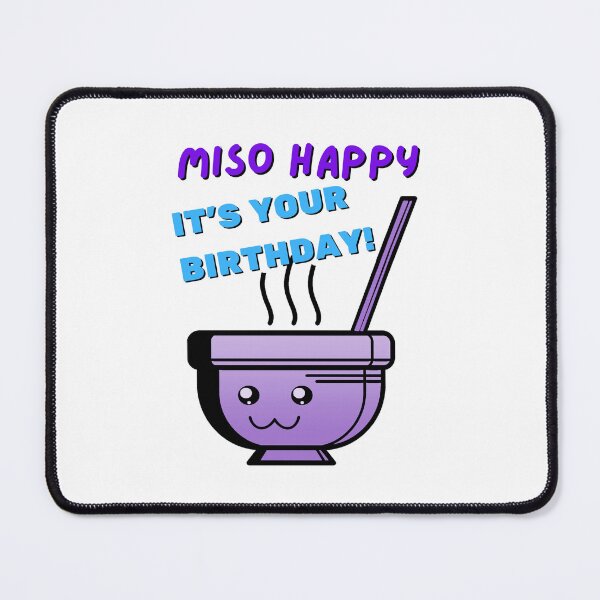 Item preview, Miso Happy It's Your Birthday Asian Homage Unique Birthday Gifts designed and sold by CreativeCranium.
