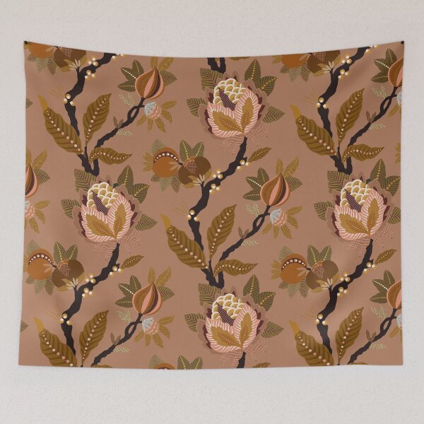 Item preview, Jacobean Floral Nude designed and sold by Sarah Thorpe Designs .