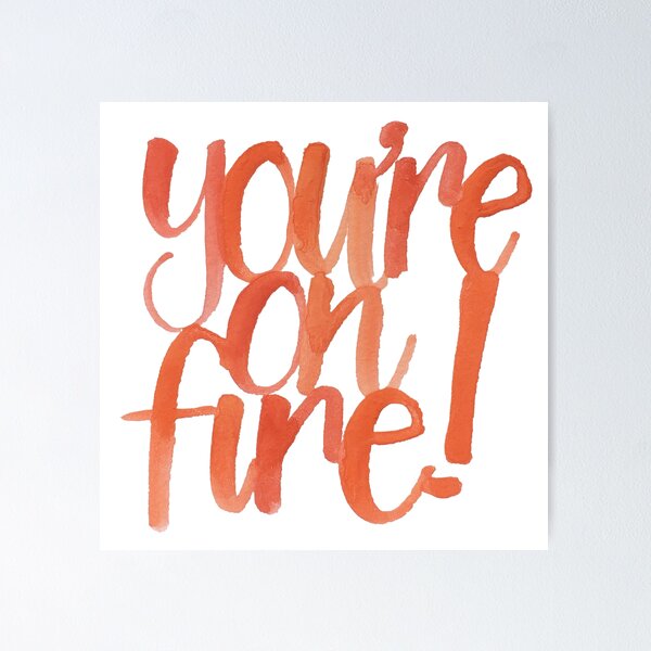 Item preview, You're on fire designed and sold by acrylicsandink.