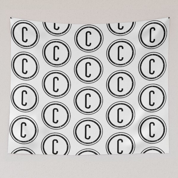 Item preview, Letter C Stamp designed and sold by FangirlFuel.