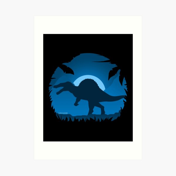 Spinosaurus Jurassic Park Art Print For Sale By Tridev Designs Redbubble 6421