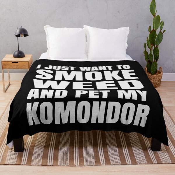 Item preview, I just want to smoke weed and pet my Komondor Stoner designed and sold by RoguePixel.