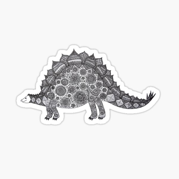 Steffie the Stegosaurus Sticker