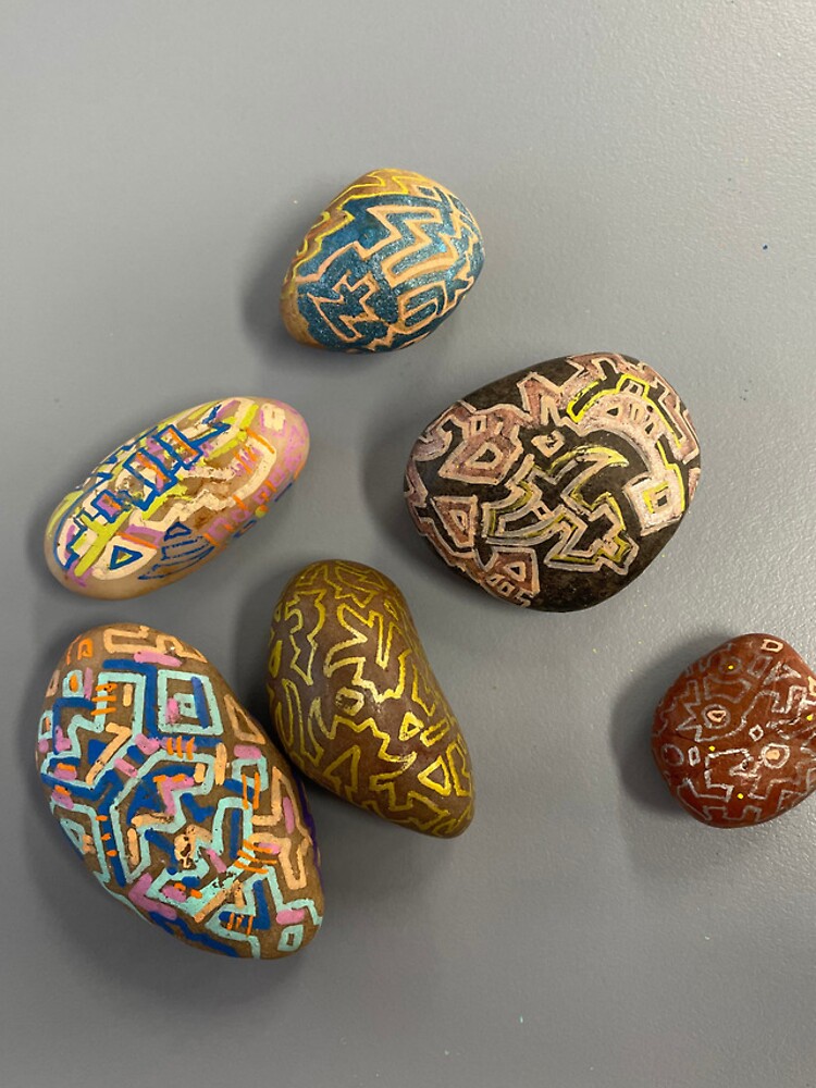 Thumbnail 4 of 4, iPhone Case, Painted Rocks designed and sold by Redmist65.