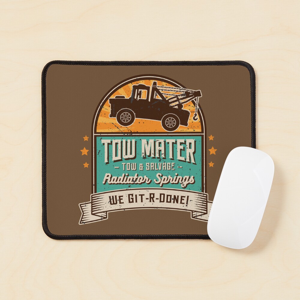 Tow Mater - Tow & Salvage - Vintage Sticker