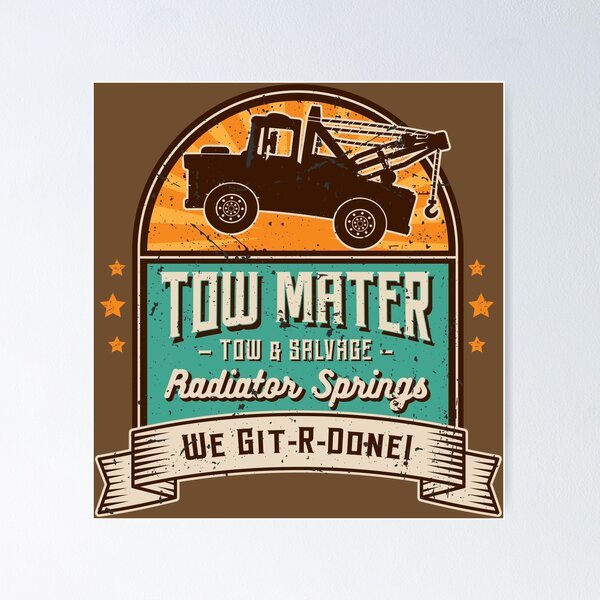 Item preview, Tow Mater - Tow & Salvage - Vintage designed and sold by Essoterika.