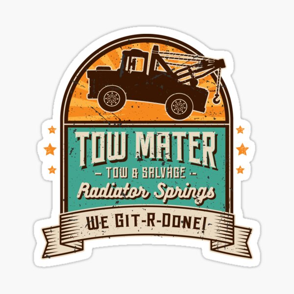tow mater Sticker for Sale by mckenzielacount