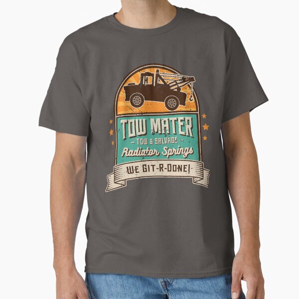 Vista previa del artículo con la obra «Tow Mater - Remolque y salvamento - Vintage», diseñado y vendido por Essoterika.