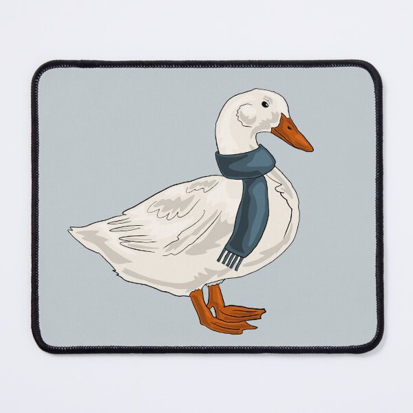 Item preview, Duck wearing a scarf, winter duck, Christmas duck designed and sold by Kaleikaydesign.