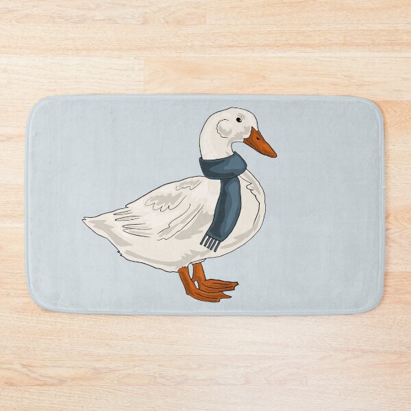 Item preview, Duck wearing a scarf, winter duck, Christmas duck designed and sold by Kaleikaydesign.