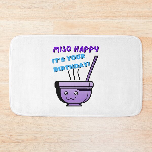 Item preview, Miso Happy It's Your Birthday Asian Homage Unique Birthday Gifts designed and sold by CreativeCranium.