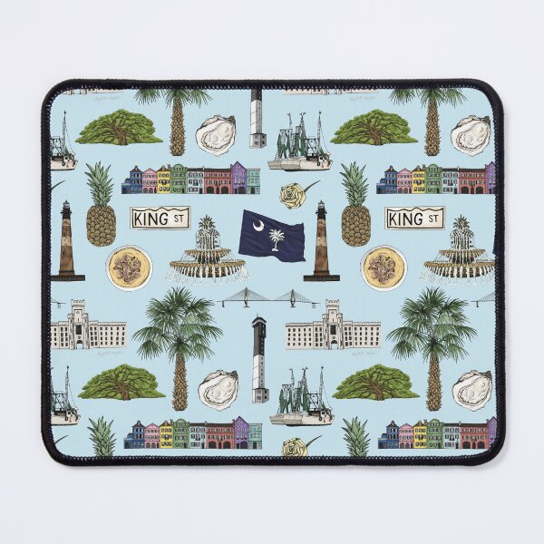 Item preview, Charleston, South Carolina Pattern - Blue designed and sold by Elizabeth Weglein.