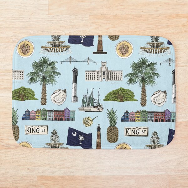 Item preview, Charleston, South Carolina Pattern - Blue designed and sold by Elizabeth Weglein.