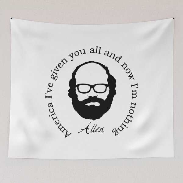 Item preview, Funny Gift For Green Allen Ginsberg Vintage Photograp designed and sold by Teston145Duerr.