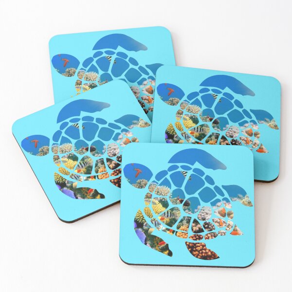 Item preview, Sea turtle Coral Reef  designed and sold by Lartheviking.