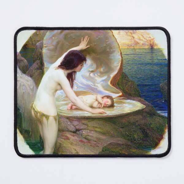 Item preview, A Water Baby (Circa 1900) Herbert James Draper (English, 1864-1920) designed and sold by TeeARTHY.