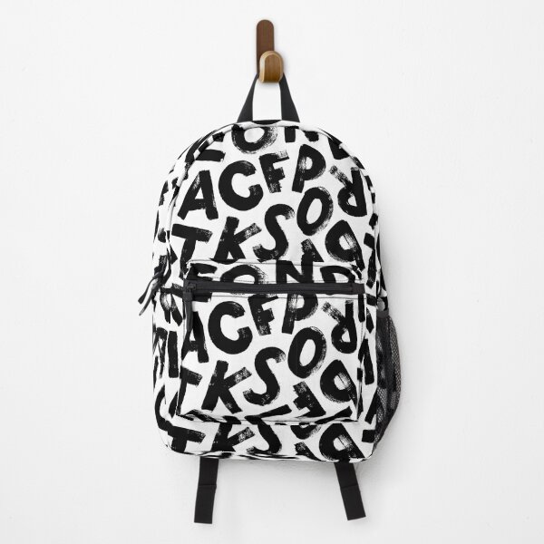 Item preview, Grunge Letters Backpack, Cool Bag, Cute backpack for school designed and sold by zidfih.