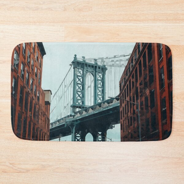 Item preview, Manhattan Bridge from Below - Watercolour Style designed and sold by WWWC2288.