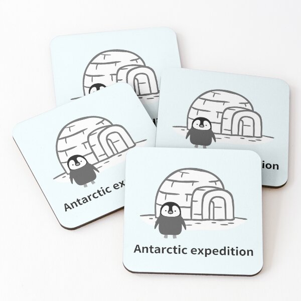 Item preview, Antarctic expedition,penguin,igloo designed and sold by zzzozzo.