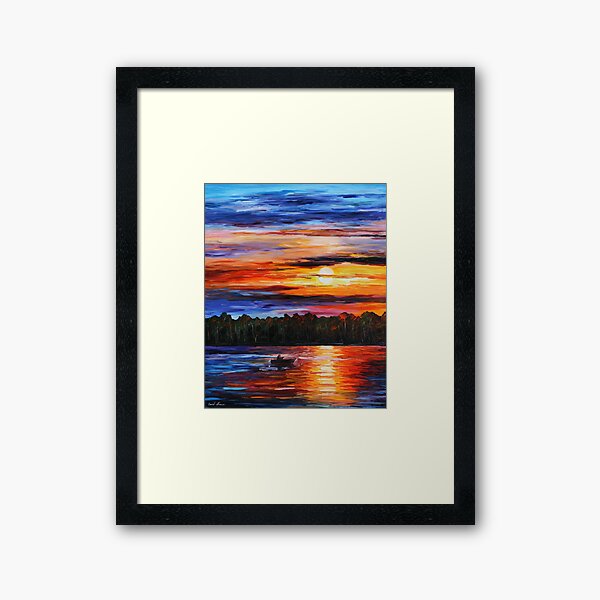 Item preview, Fishing by the Sunset designed and sold by LeonidAfremov.