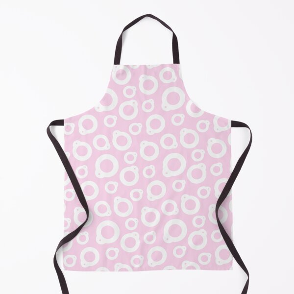 Item preview, Blythe Doll Pullring Silhouette Seamless Pattern - White and Pink designed and sold by FreyaDraws.