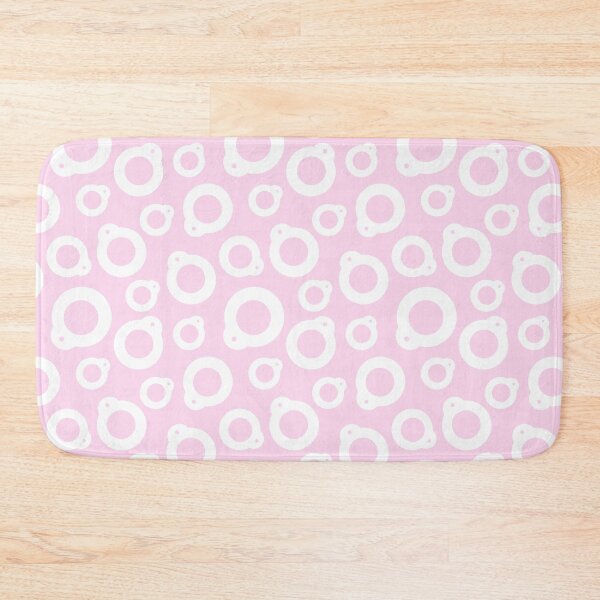 Item preview, Blythe Doll Pullring Silhouette Seamless Pattern - White and Pink designed and sold by FreyaDraws.