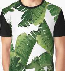 Bananenblätter Grün Grafik T-Shirt