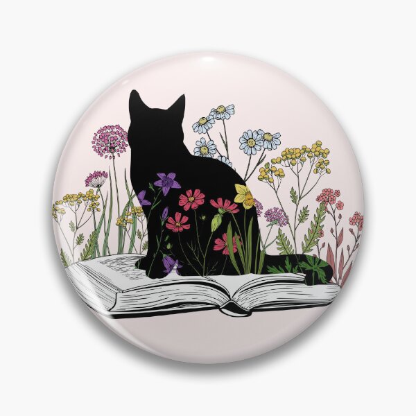 Item preview, Cats Flowers and Books  designed and sold by Dollfacedesign.