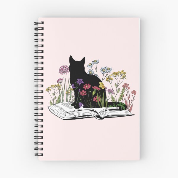 Item preview, Gatos Flores y Libros designed and sold by Dollfacedesign.