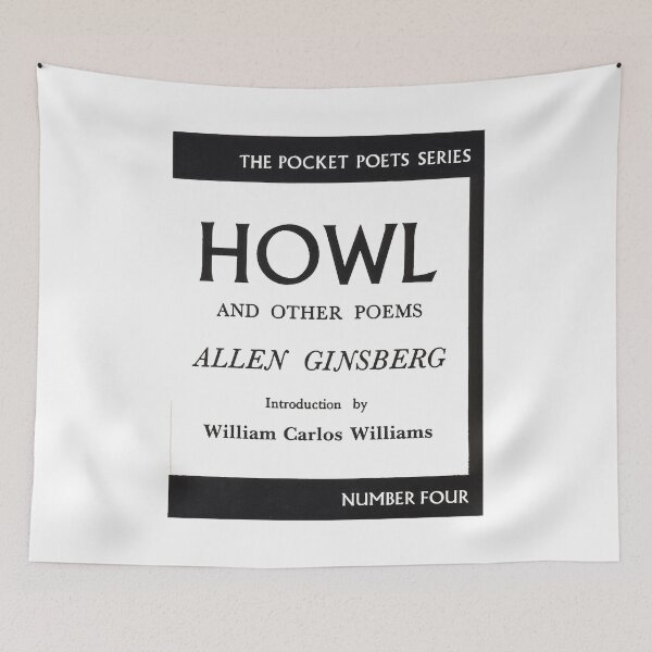 Item preview, Funny Man Howl Cover Allen Ginsberg Awesome For Music Fans designed and sold by Teston145Duerr.