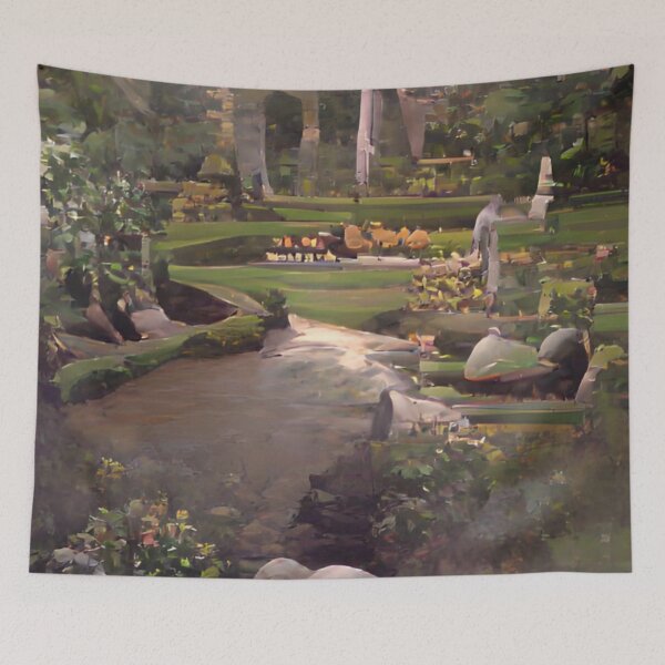 Item preview, Serene Flower Garden Galería gráfica colorida Diseño de arte 1 designed and sold by NellVerde.