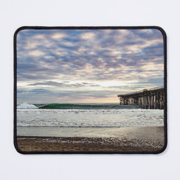 Item preview, Ocean Sunset With Pier, Hearst Park designed and sold by tidalstock.