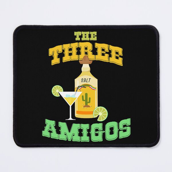 Item preview, the three amigos cinco de mayo tequila mexico chili mexican nachos designed and sold by RetrowarriorGBs.