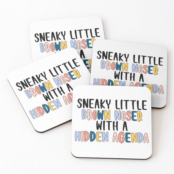 Item preview, sneaky little brown noser with a hidden agenda designed and sold by 3rdgilmoregirl.