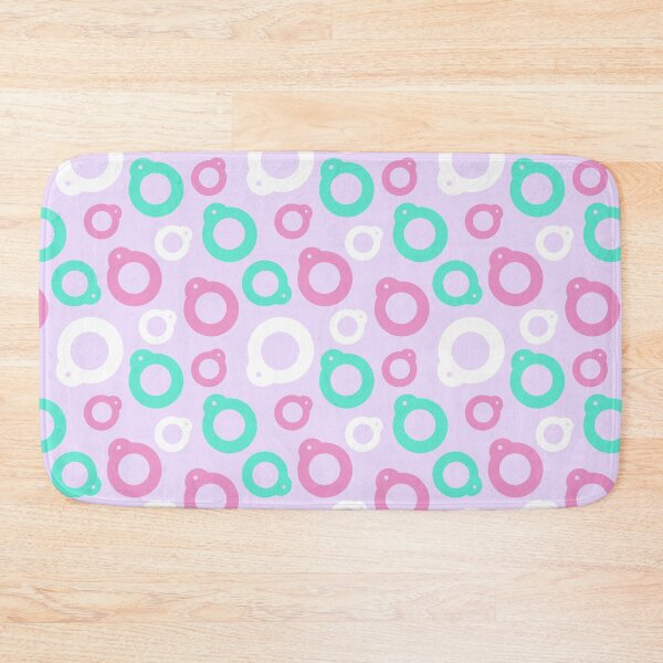 Item preview, Blythe Doll Pullring Silhouette Seamless Pattern - Multicolour Pastels designed and sold by FreyaDraws.