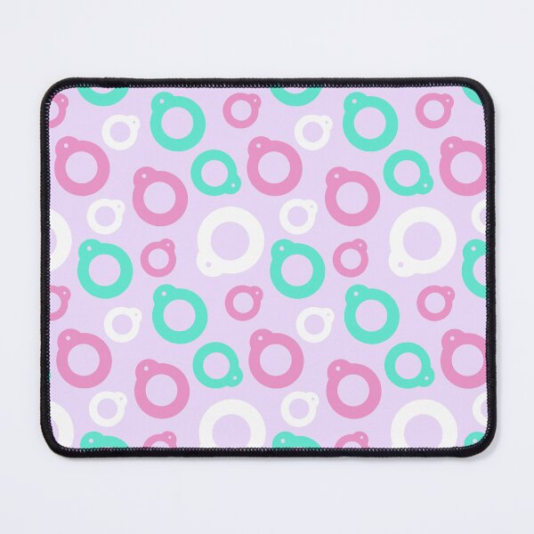 Item preview, Blythe Doll Pullring Silhouette Seamless Pattern - Multicolour Pastels designed and sold by FreyaDraws.