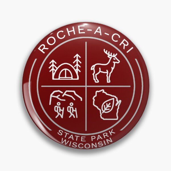Item preview, Roche-a-cri State Park Heraldic Logo designed and sold by VanyaKar.