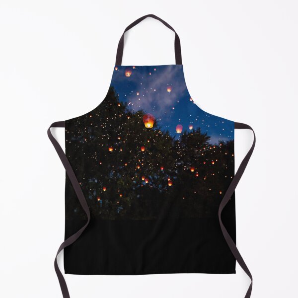 Item preview, Lantern floating in the night sky designed and sold by PandLcreations.