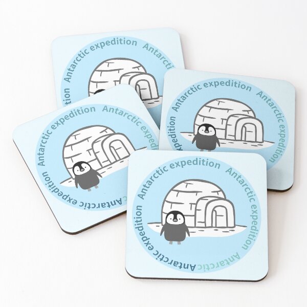 Item preview, Antarctic expedition,penguin,igloo designed and sold by zzzozzo.