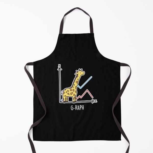 Item preview, G-raph Funny Giraffe Puns (Dark BG) designed and sold by punnybone.