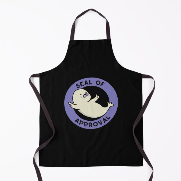 Item preview, Seal Of Approval Funny Animal Puns (Dark BG) designed and sold by punnybone.