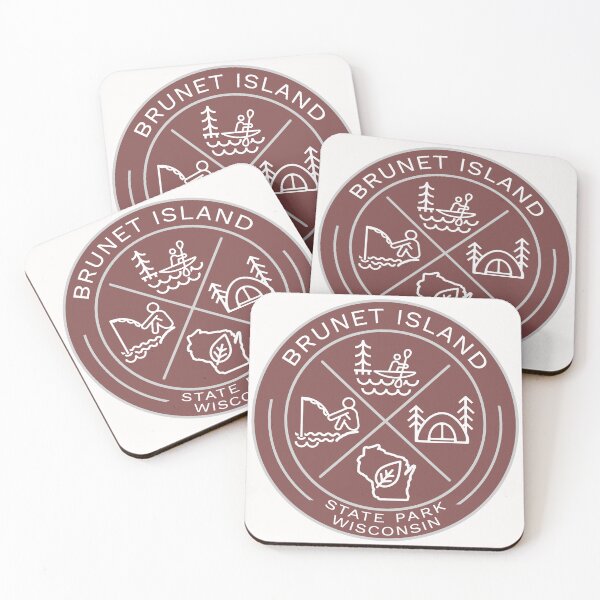 Item preview, Brunet Island State Park Heraldic Logo designed and sold by VanyaKar.