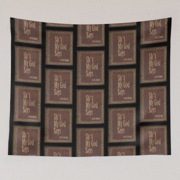 Item preview, Sh*t My God Says Book - Distressed Look designed and sold by risible.