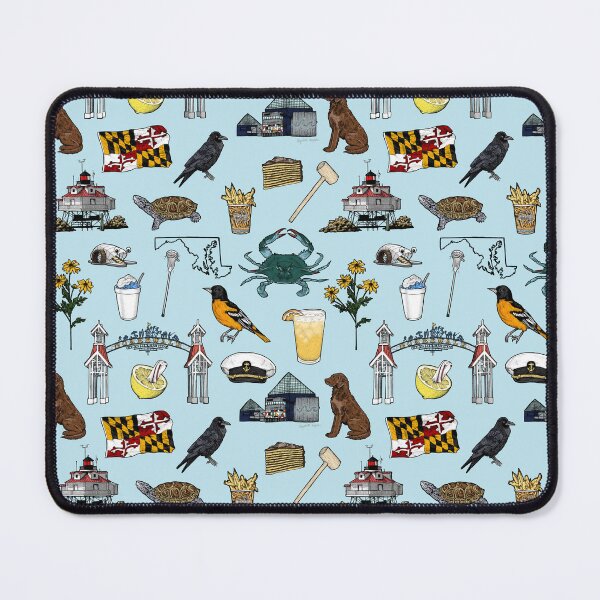 Item preview, Maryland Pattern - Blue designed and sold by Elizabeth Weglein.