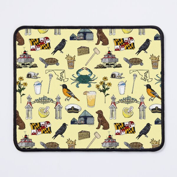 Item preview, Maryland Pattern - Yellow designed and sold by Elizabeth Weglein.