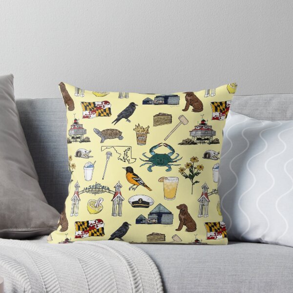 Item preview, Maryland Pattern - Yellow designed and sold by Elizabeth Weglein.