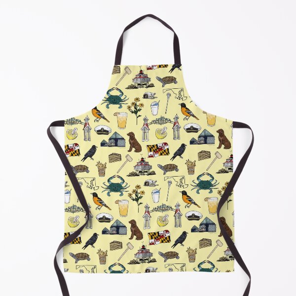 Item preview, Maryland Pattern - Yellow designed and sold by Elizabeth Weglein.
