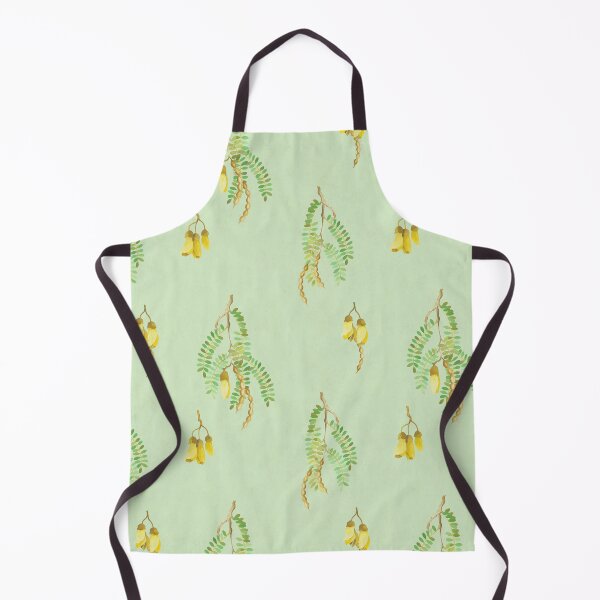 Item preview, Kowhai Sprig - Soft Green designed and sold by Sarah Thorpe Designs .